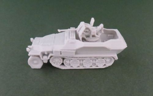 Sd Kfz 251/17 20mm AA halftrack (1:200 scale)