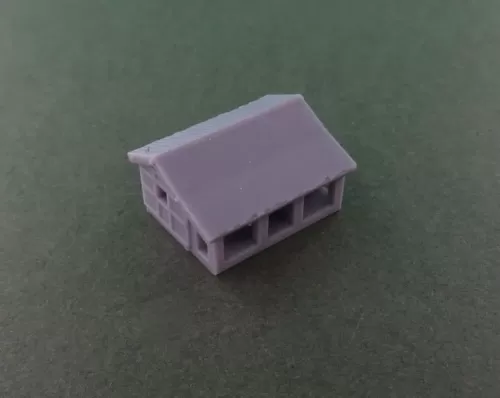 Vietnam Hut with long porch (6mm)