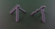 10 Beach Defence Ramps (28mm)