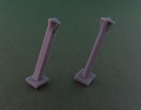 10 Mine on posts (1:48 scale)