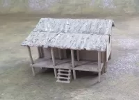 Vietnam Hut with long porch (15mm)