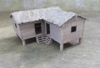 Vietnam L shaped hut (15mm)