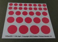 Japanese Roundel Red (1:144 scale)