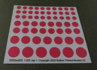 Japanese Roundel Red (1:200 scale)