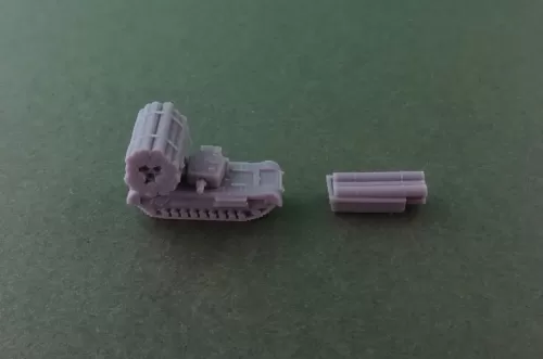 Churchill with Fascine and Sled (6mm)
