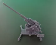 Single 12.8 cm Flak 40 (28mm)