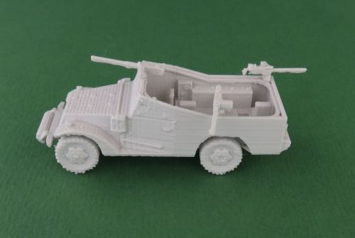 White scout car (1:48 scale)