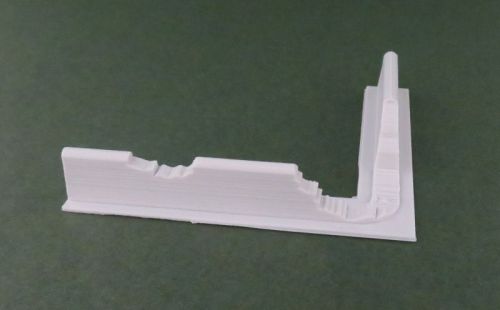 Damaged High Adobe Wall Corner (28mm)