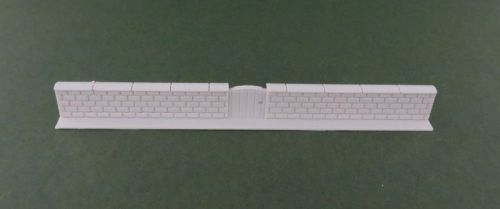 Low Brick Wall with Gate (28mm)
