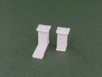 Low Brick Wall Pillars x10 (28mm)