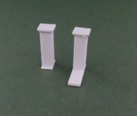 High Rendered Wall Pillars x10 (15mm)