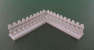 Picket Fence Corner with Base (15mm)